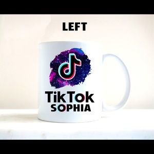 COPY - TikTok mug, custom name mug, add name and age 11OZ